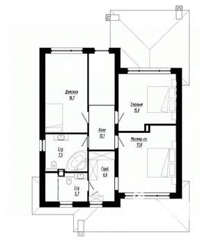 Дом 185м², 2-этажный, участок 8 сот.  