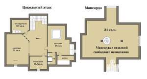 Коттедж 500м², 3-этажный, участок 15 сот.  