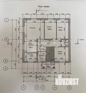 Дом 115м², 1-этажный, участок 8 сот.  
