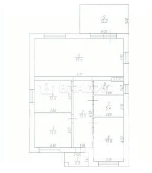 Дом 135м², 2-этажный, участок 6 сот.  
