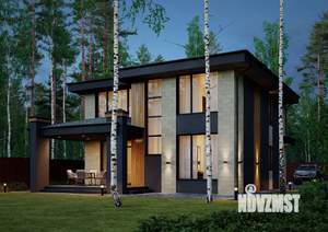 Коттедж 203м&sup2;, 2-этажный, участок 6 сот.  