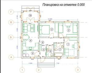 Дом 80м², 1-этажный, участок 12 сот.  