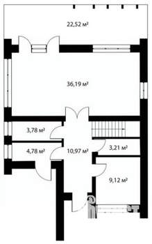 Коттедж 170м², 2-этажный, участок 7 сот.  