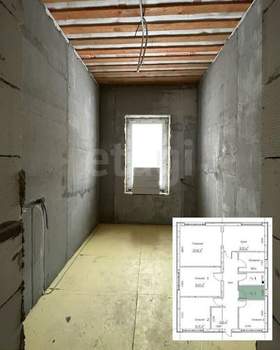 Дом 119м², 1-этажный, участок 6 сот.  