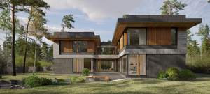 Дом 640м&sup2;, 2-этажный, участок 20 сот.  