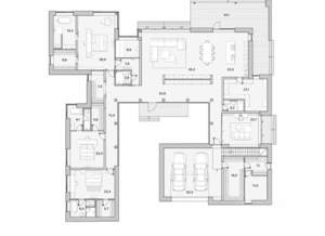 Дом 570м&sup2;, 1-этажный, участок 19 сот.  