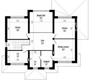 Дом 250м², 2-этажный, участок 10 сот.  