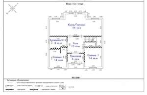 Дом 185м², 2-этажный, участок 6 сот.  