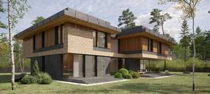 Дом 590м&sup2;, 2-этажный, участок 18 сот.  