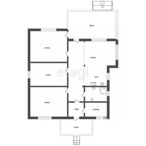 Дом 120м², 1-этажный, участок 5 сот.  
