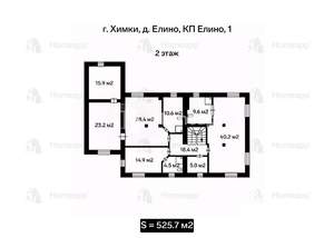 Дом 525м², 3-этажный, участок 9 сот.  