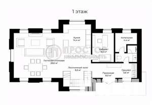Дом 160м², 2-этажный, участок 4 сот.  
