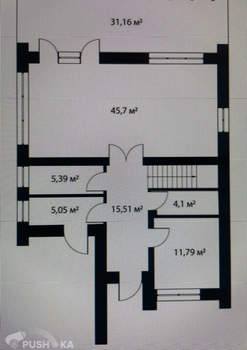 Дом 199м², 2-этажный, участок 6 сот.  