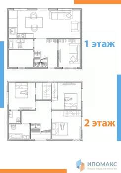 Дом 123м², 2-этажный, участок 7 сот.  