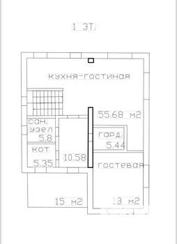 Дом 248м², 2-этажный, участок 8 сот.  