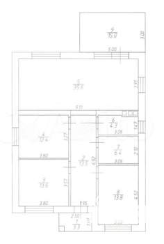 Коттедж 133м², 1-этажный, участок 7 сот.  