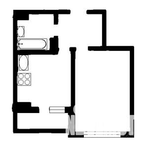 2-к квартира, на длительный срок, 46м2, 13/17 этаж