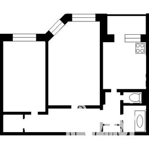 2-к квартира, на длительный срок, 56м2, 1/17 этаж