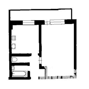 1-к квартира, на длительный срок, 40м2, 7/13 этаж