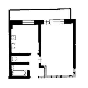 1-к квартира, на длительный срок, 40м2, 7/13 этаж