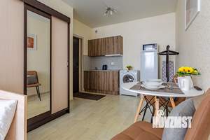 Студия квартира, на длительный срок, 18м2, 16/17 этаж