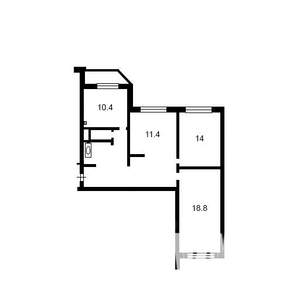 3-к квартира, на длительный срок, 76м2, 5/24 этаж