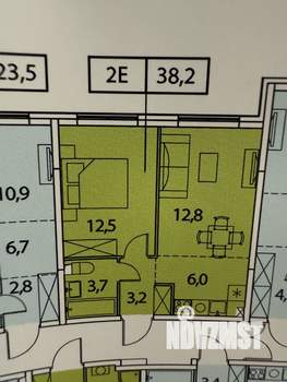 1-к квартира, на длительный срок, 38м2, 13/17 этаж