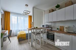 Студия квартира, на длительный срок, 24м2, 20/21 этаж