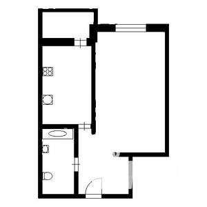 1-к квартира, на длительный срок, 44м2, 5/25 этаж