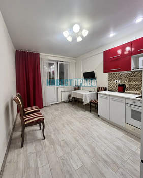 1-к квартира, на длительный срок, 40м2, 4/17 этаж