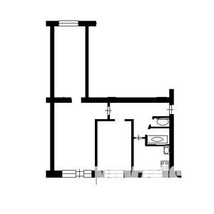 3-к квартира, на длительный срок, 60м2, 1/5 этаж