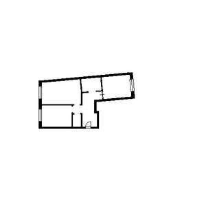 2-к квартира, на длительный срок, 55м2, 12/17 этаж