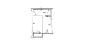 1-к квартира, на длительный срок, 45м2, 9/10 этаж