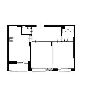 2-к квартира, на длительный срок, 58м2, 3/26 этаж