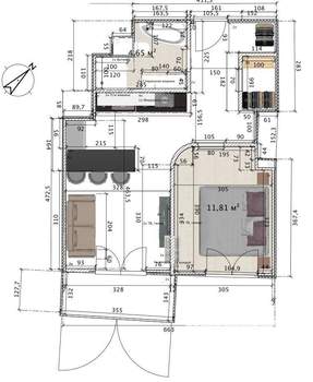 1-к квартира, на длительный срок, 55м2, 29/29 этаж