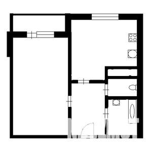 1-к квартира, на длительный срок, 32м2, 5/9 этаж