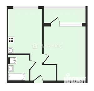 1-к квартира, на длительный срок, 40м2, 14/20 этаж