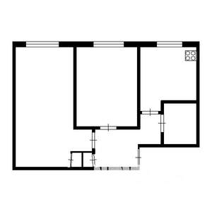 2-к квартира, на длительный срок, 43м2, 1/5 этаж