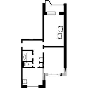 2-к квартира, на длительный срок, 60м2, 1/17 этаж