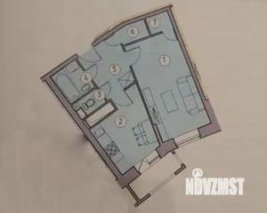 1-к квартира, на длительный срок, 34м2, 15/17 этаж