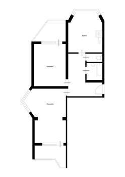 2-к квартира, на длительный срок, 63м2, 8/17 этаж