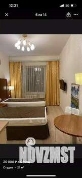 1-к квартира, посуточно, 20м2, 1/1 этаж