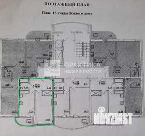 1-к квартира, на длительный срок, 42м2, 15/17 этаж