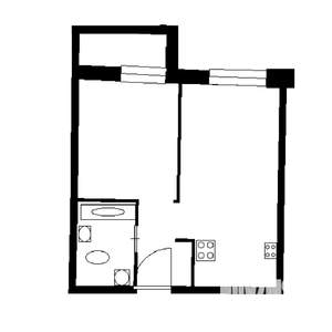 2-к квартира, на длительный срок, 34м2, 12/18 этаж