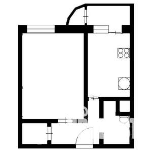 1-к квартира, на длительный срок, 52м2, 5/17 этаж