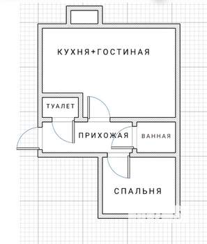 2-к квартира, на длительный срок, 45м2, 3/5 этаж