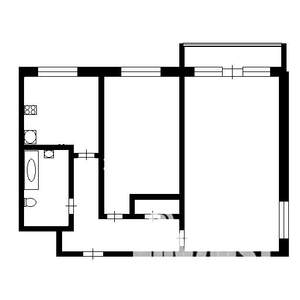 2-к квартира, на длительный срок, 53м2, 1/9 этаж