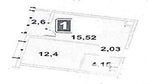 1-к квартира, на длительный срок, 37м2, 12/13 этаж