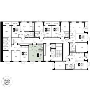 Студия квартира, вторичка, 30м2, 4/17 этаж