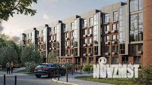 1-к квартира, строящийся дом, 43м2, 2/5 этаж